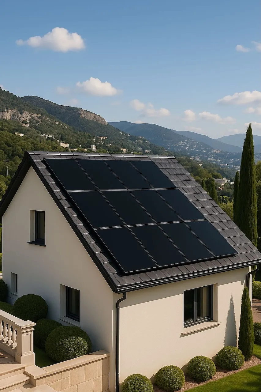 Daimon Energy - PV Anlagen - Solaranlage auf einem Haus installiert
